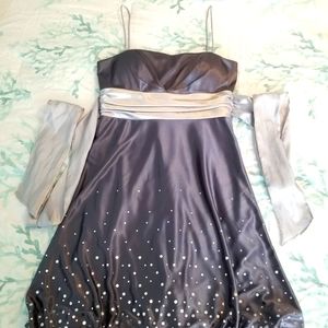 Jump Apparel homecoming dress sz 5/6  grey